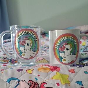 2 My Litttle Pony Glass Cups